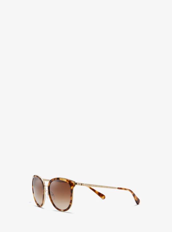 Damske Slnecne Okuliare Michael Kors Adrianna Bright Leopardie - Doplnky Michael Kors Sleva | FQCOX-8745